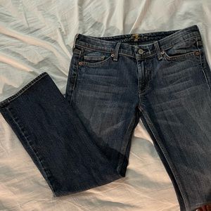 7 for all mankind straight leg ankle jeans